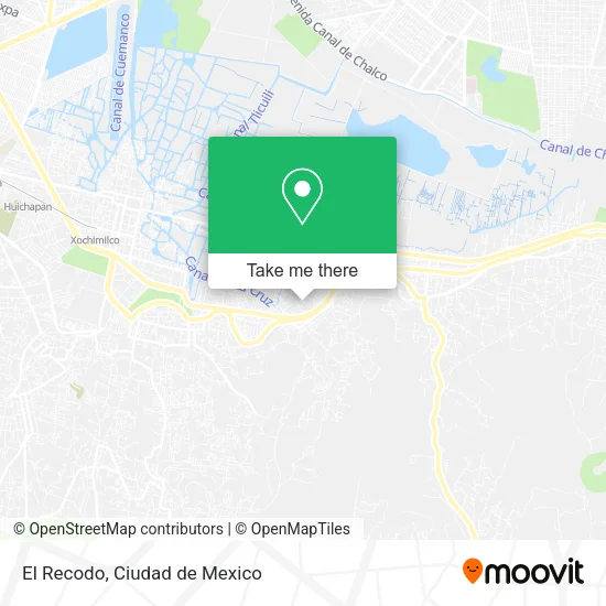 El Recodo map