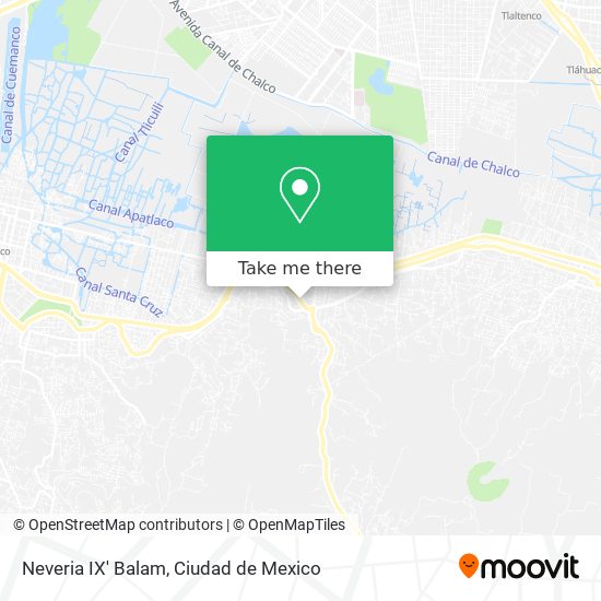 Mapa de Neveria IX' Balam