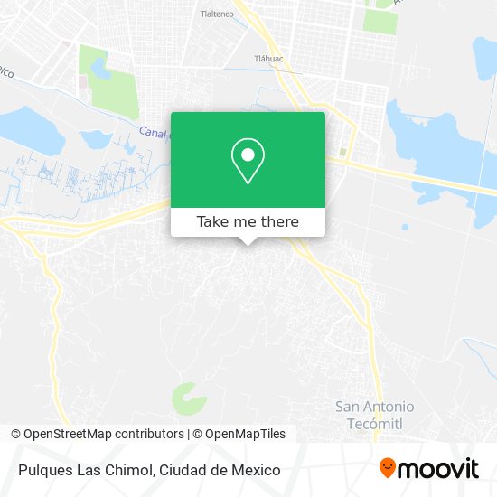 Mapa de Pulques Las Chimol