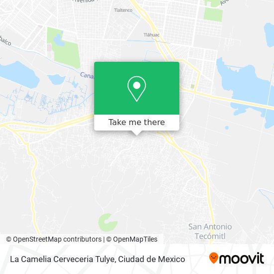 La Camelia Cerveceria Tulye map