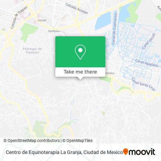 Mapa de Centro de Equinoterapia La Granja