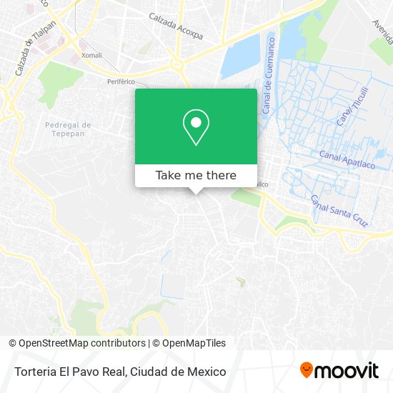 Torteria El Pavo Real map