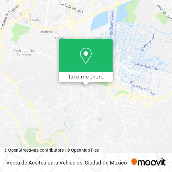 Venta de Aceites para Vehiculos map