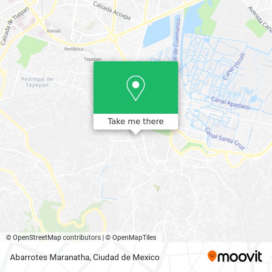 Abarrotes Maranatha map