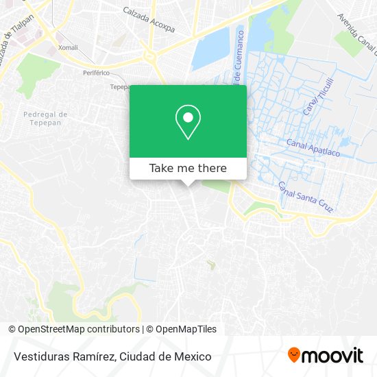 Vestiduras Ramírez map