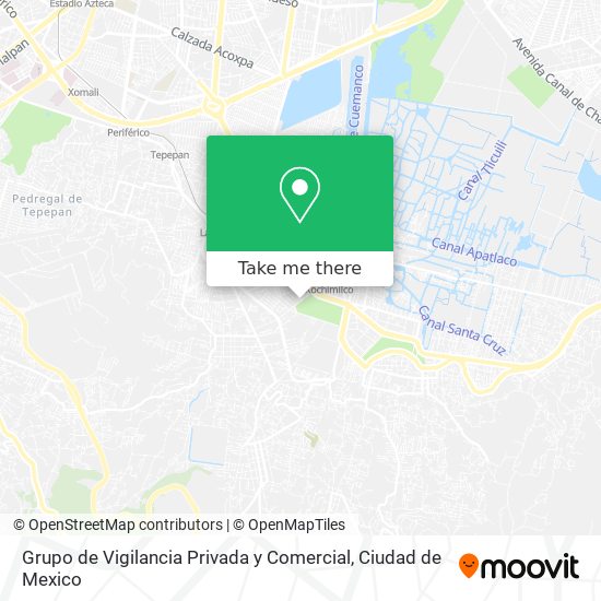 Mapa de Grupo de Vigilancia Privada y Comercial