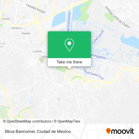 Bbva Bancomer map