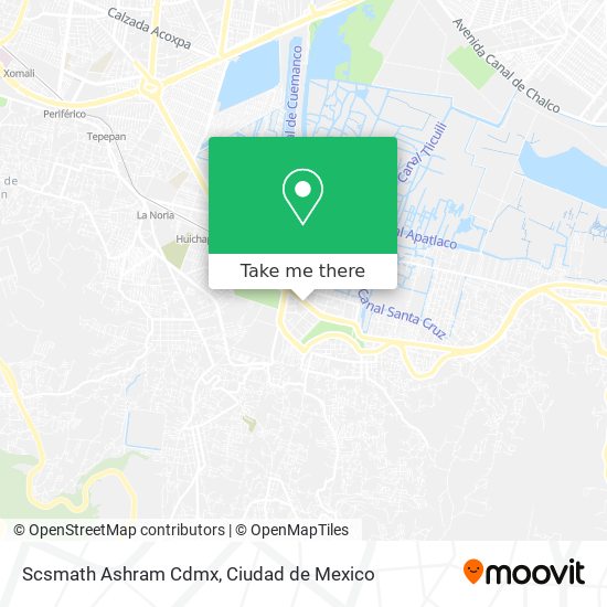 Scsmath Ashram Cdmx map