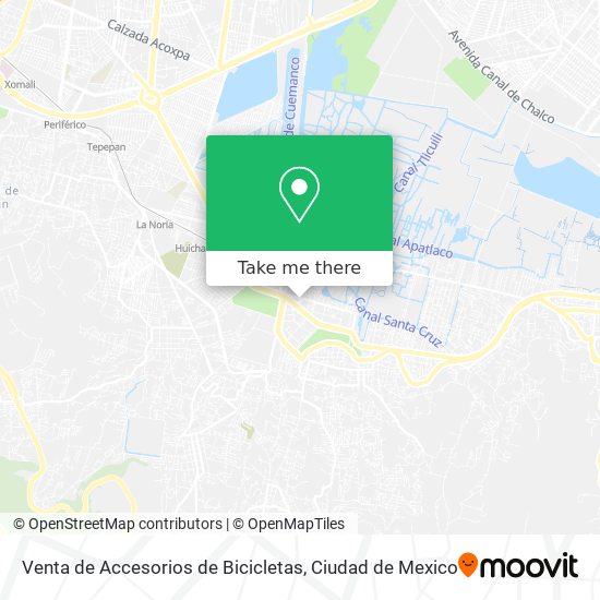 Venta de Accesorios de Bicicletas map