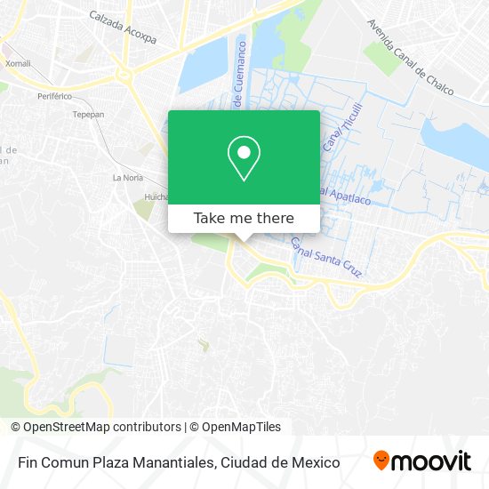 Mapa de Fin Comun Plaza Manantiales