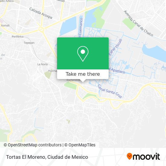 Tortas El Moreno map