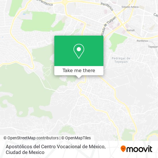 Apostólicos del Centro Vocacional de México map
