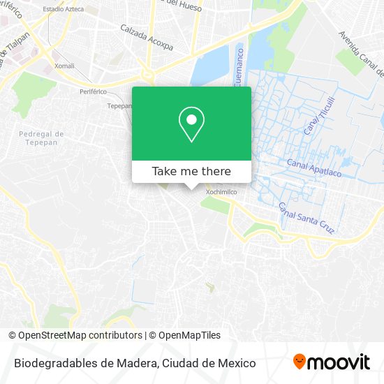 Biodegradables de Madera map
