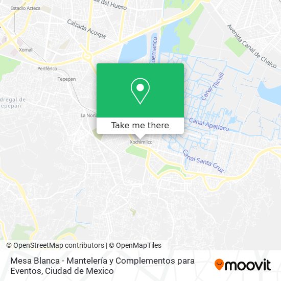 Mesa Blanca - Mantelería y Complementos para Eventos map