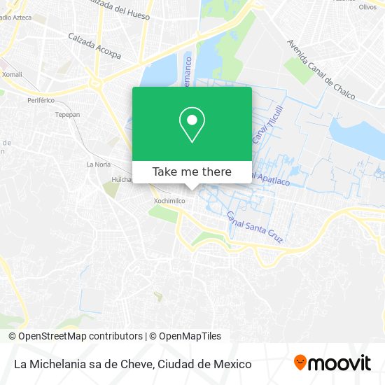 Mapa de La Michelania sa de Cheve