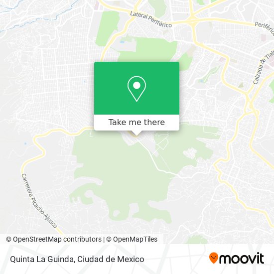 Mapa de Quinta La Guinda