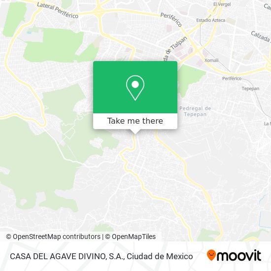 CASA DEL AGAVE DIVINO, S.A. map