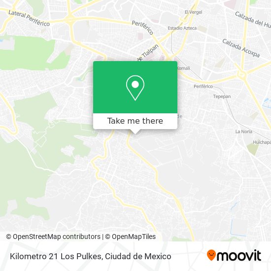 Mapa de Kilometro 21 Los Pulkes
