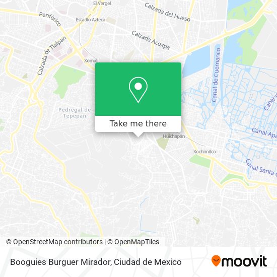 Booguies Burguer Mirador map