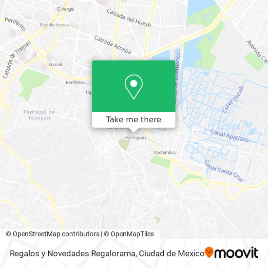 Mapa de Regalos y Novedades Regalorama