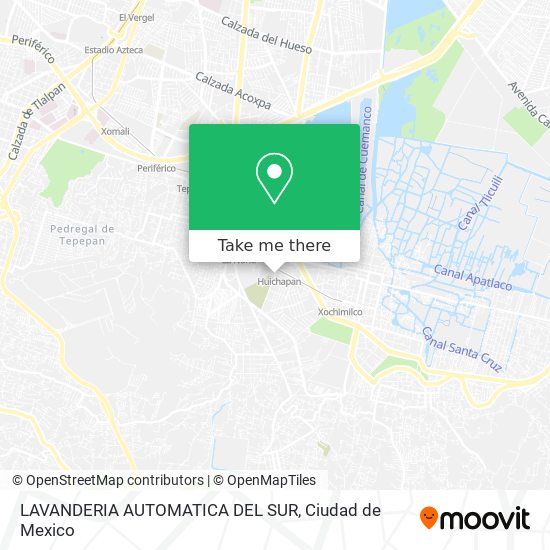 LAVANDERIA AUTOMATICA DEL SUR map