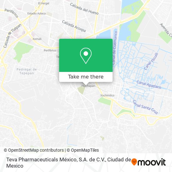 Teva Pharmaceuticals México, S.A. de C.V. map