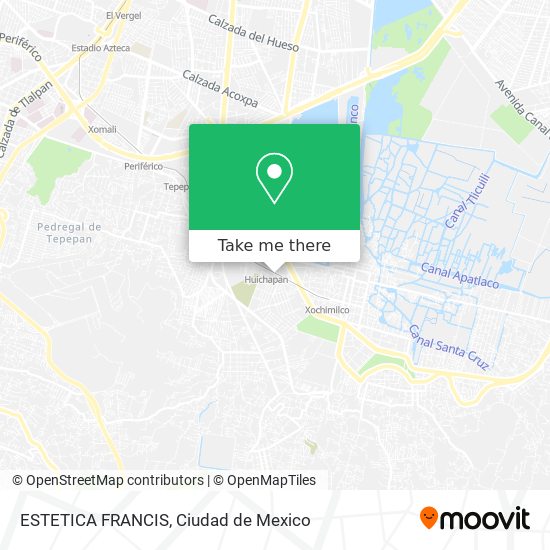 ESTETICA FRANCIS map