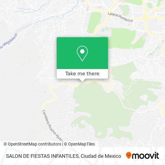 Mapa de SALON DE FIESTAS INFANTILES