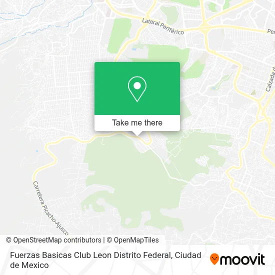 Fuerzas Basicas Club Leon Distrito Federal map