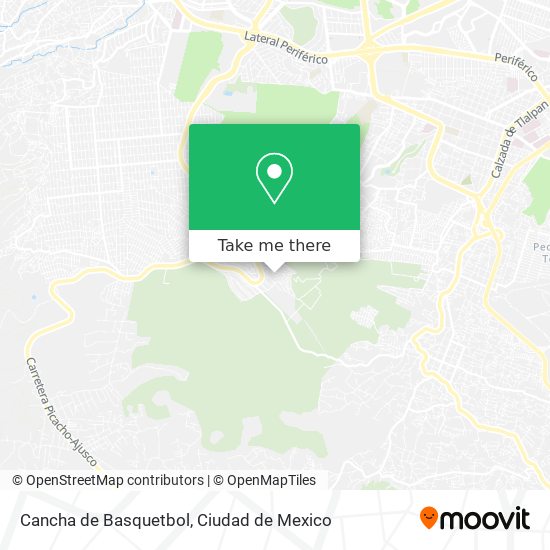 Cancha de Basquetbol map