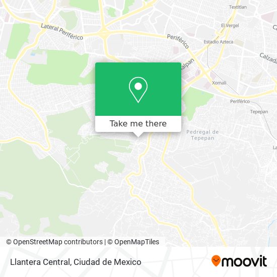 Llantera Central map