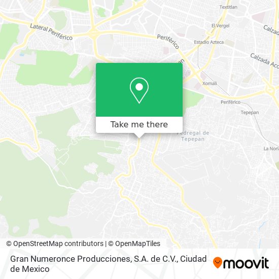 Gran Numeronce Producciones, S.A. de C.V. map