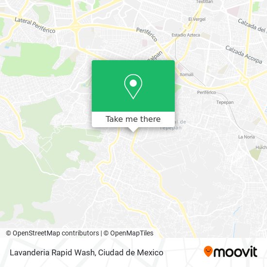 Lavanderia Rapid Wash map