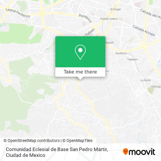 Comunidad Eclesial de Base San Pedro Mártir map