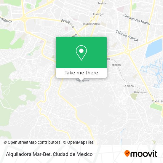 Alquiladora Mar-Bet map