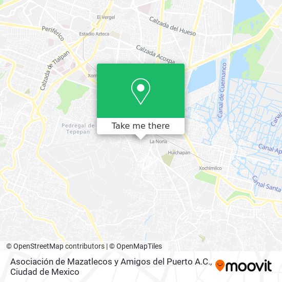 Mapa de Asociación de Mazatlecos y Amigos del Puerto A.C.