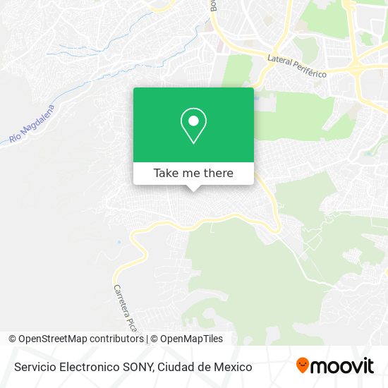Mapa de Servicio Electronico SONY