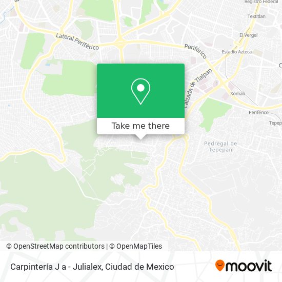 Carpintería J a - Julialex map