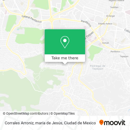 Corrales Arroniz, maría de Jesús map