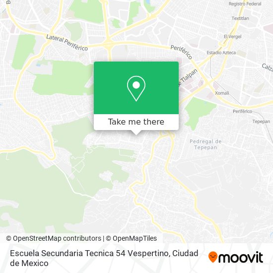 Escuela Secundaria Tecnica 54 Vespertino map