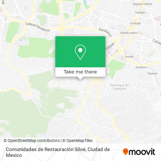 Mapa de Comunidades de Restauración Siloé