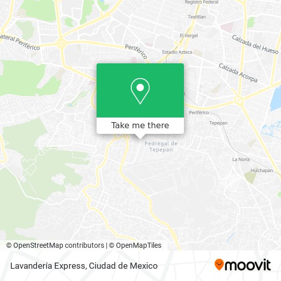Lavandería Express map