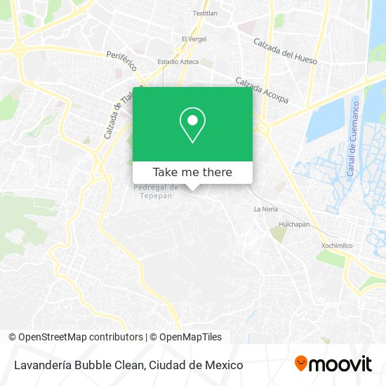 Lavandería Bubble Clean map