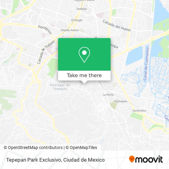 Tepepan Park Exclusivo map