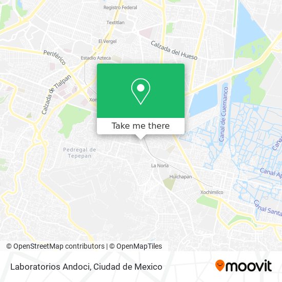 Laboratorios Andoci map