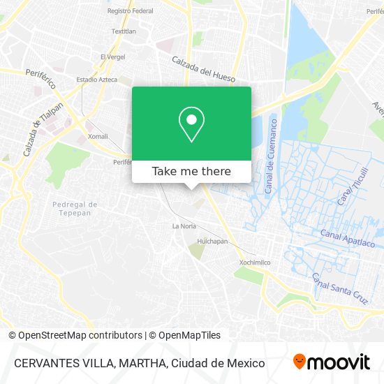 CERVANTES VILLA, MARTHA map