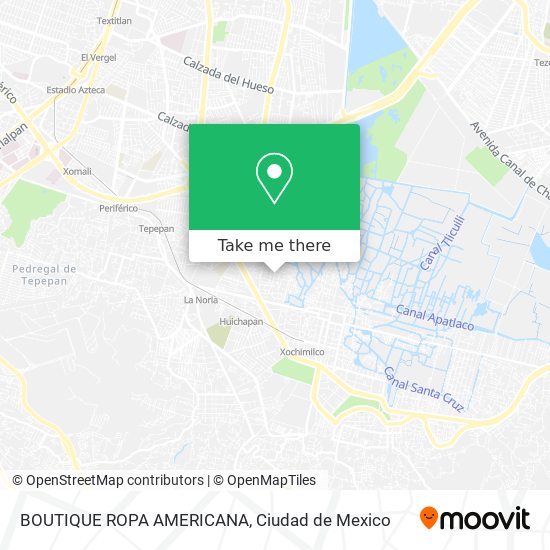 BOUTIQUE ROPA AMERICANA map