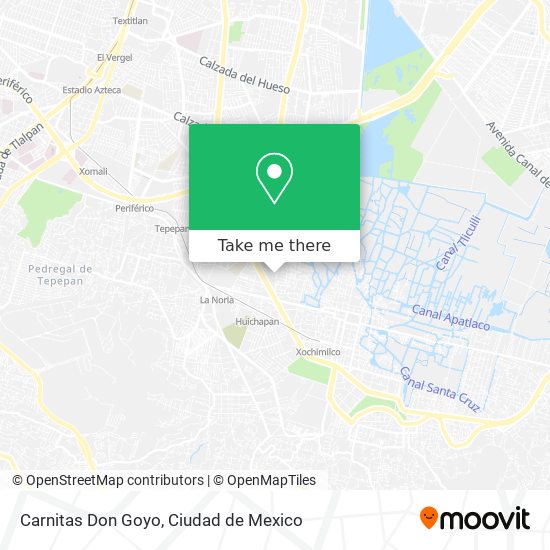 Mapa de Carnitas Don Goyo