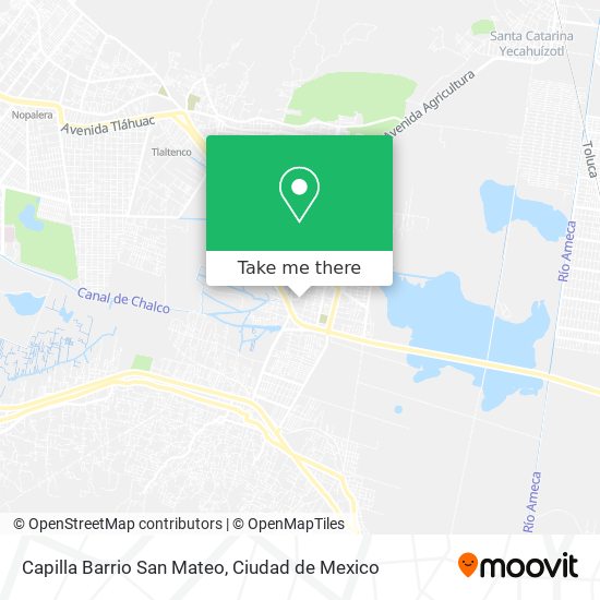 Capilla Barrio San Mateo map