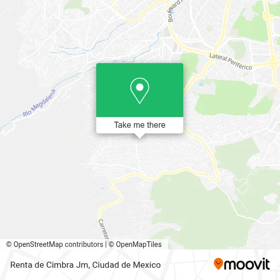 Renta de Cimbra Jm map